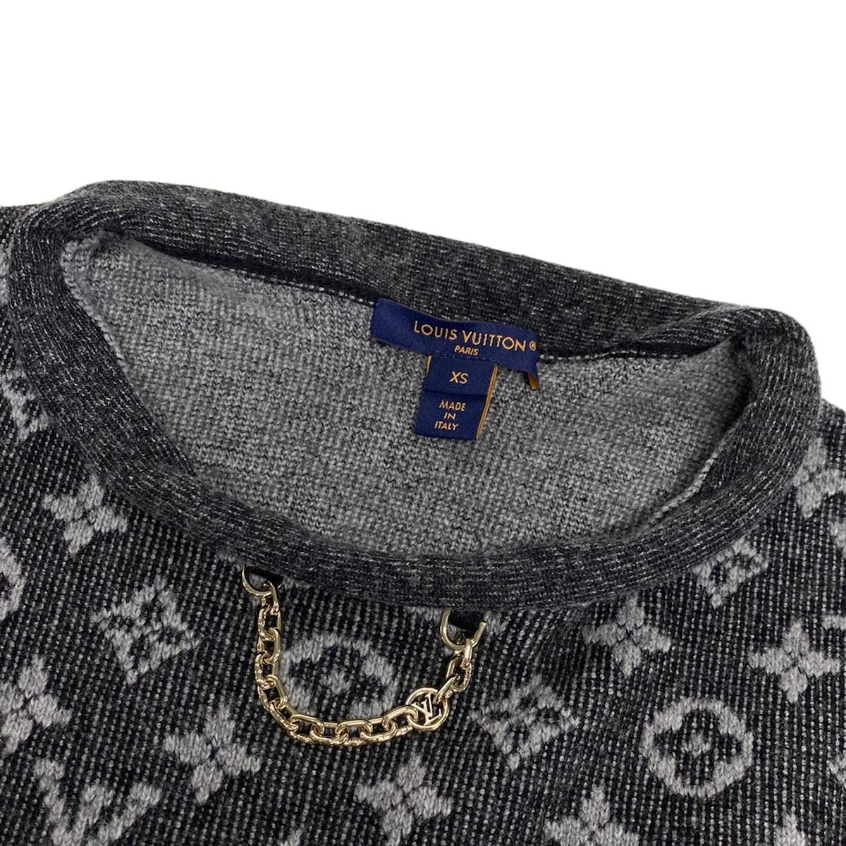 美品　限定　Louis vuitton ルイヴィトン　モノグラム　セーター　長袖 LOUIS VUITTON ルイ・ヴィトン 国内正規品 レインボー ドロップ