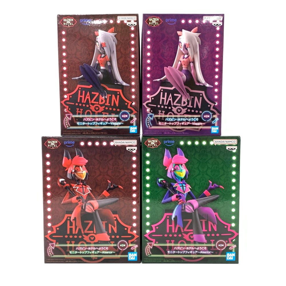 07w8887 ハズビン・ホテルへようこそ モニタートップフィギュア 4個