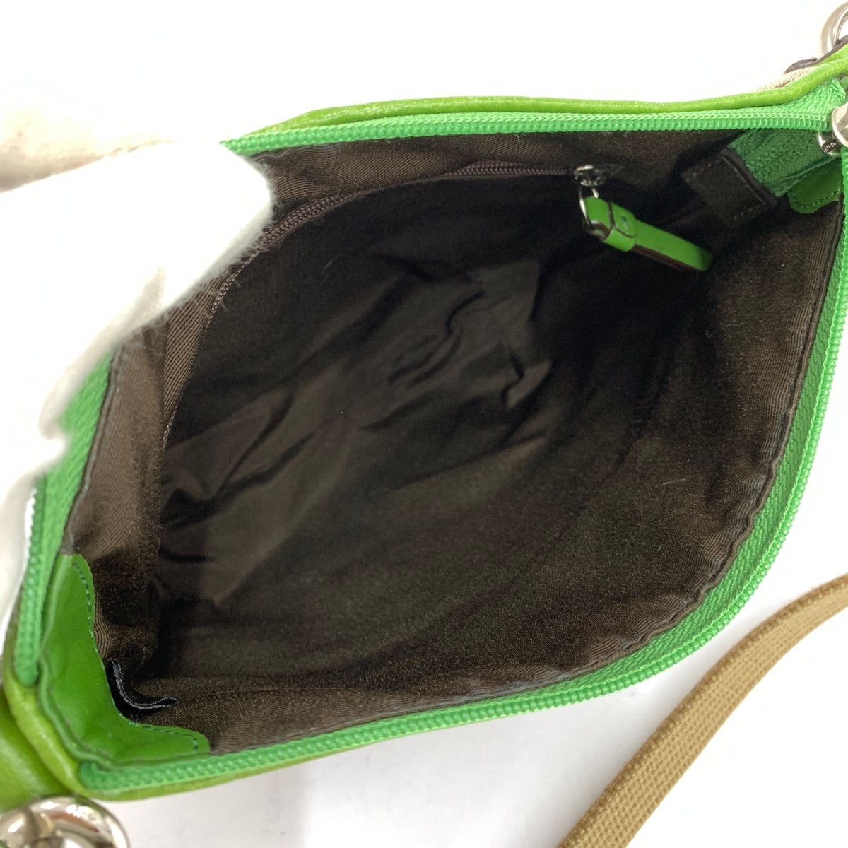 COACH コーチ ミニショルダーバッグ ゼブラ ストライプ シグネチャー  