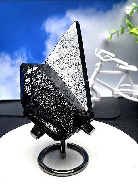 AAA級【魔除け】◆天然モリオン(黒水晶）クラスターB88C6/194C02A AAA級【魔除け】◇天然モリオン(黒水晶）クラスターB88C6/194C02A