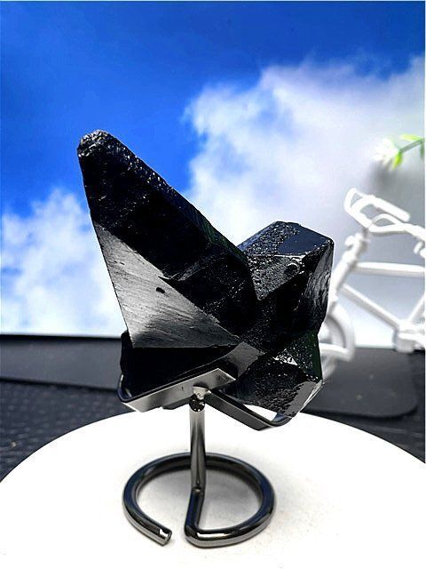 AAA級【魔除け】◇天然モリオン(黒水晶）クラスターB88C6/56C28C