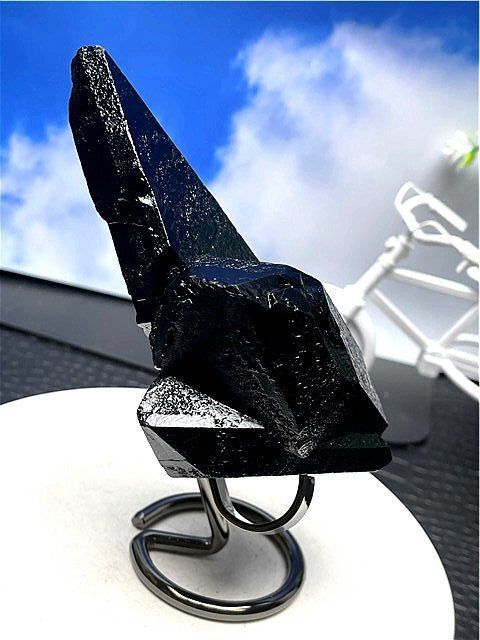 AAA級【魔除け】◇天然モリオン(黒水晶）クラスターB88C6/56C28C