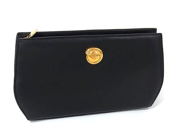 【美品】Cartier カルティエ マストライン ポーチ ゴールドチェーン カルティエ cartier ミニポーチ マストライン レザー ゴールドチェーン