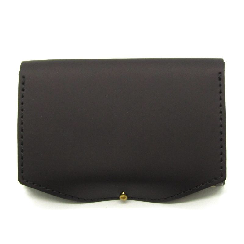 未使用 ten to sen. 点と線 名刺入れ usuha-tavlle マットコードバン