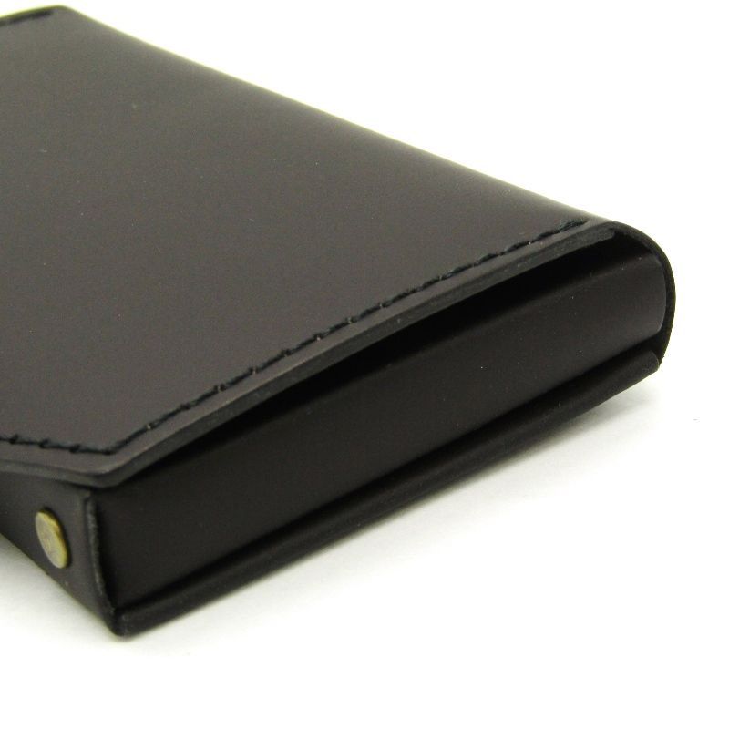 usuha-tavlle 名刺入れ ブラック 所作にこだわった縦使い名刺入れ