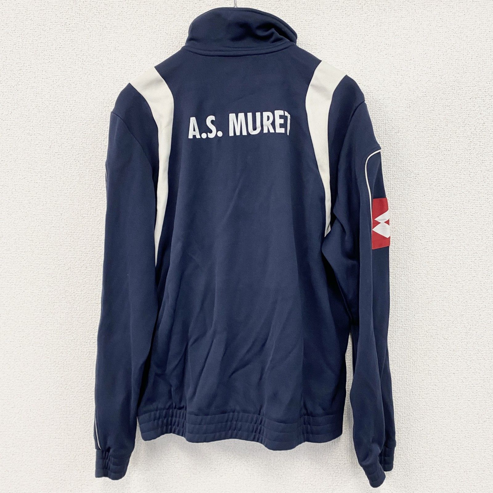 古着 used Lotto ロット ハーフジップトラックジャケット/ジャージ 紺