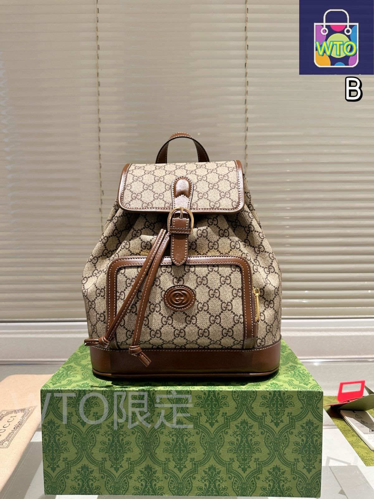 今日特価】Gucci モノグラム ダブルショルダーバッグ（男女兼用