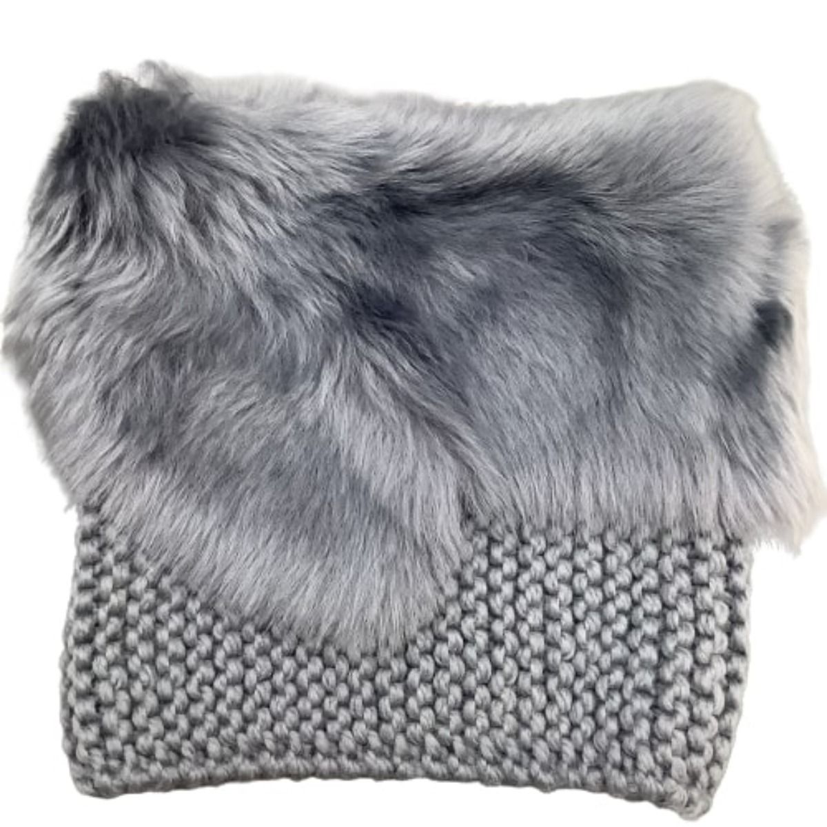 美品　GUSHLOW COLE ガシュロウコール　ウールスヌード 定価4万 ♪♪GUSHLOW&COLE ガシュロウ＆コール レディース スヌード グレー