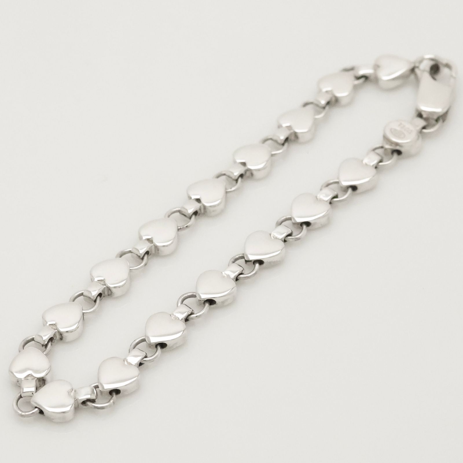 ★在庫処分★TIFFANY&Co.【美品】パフハートブレスレット　SV925 美品】ティファニー TIFFANY&Co. パフ ハート ブレスレット AG925