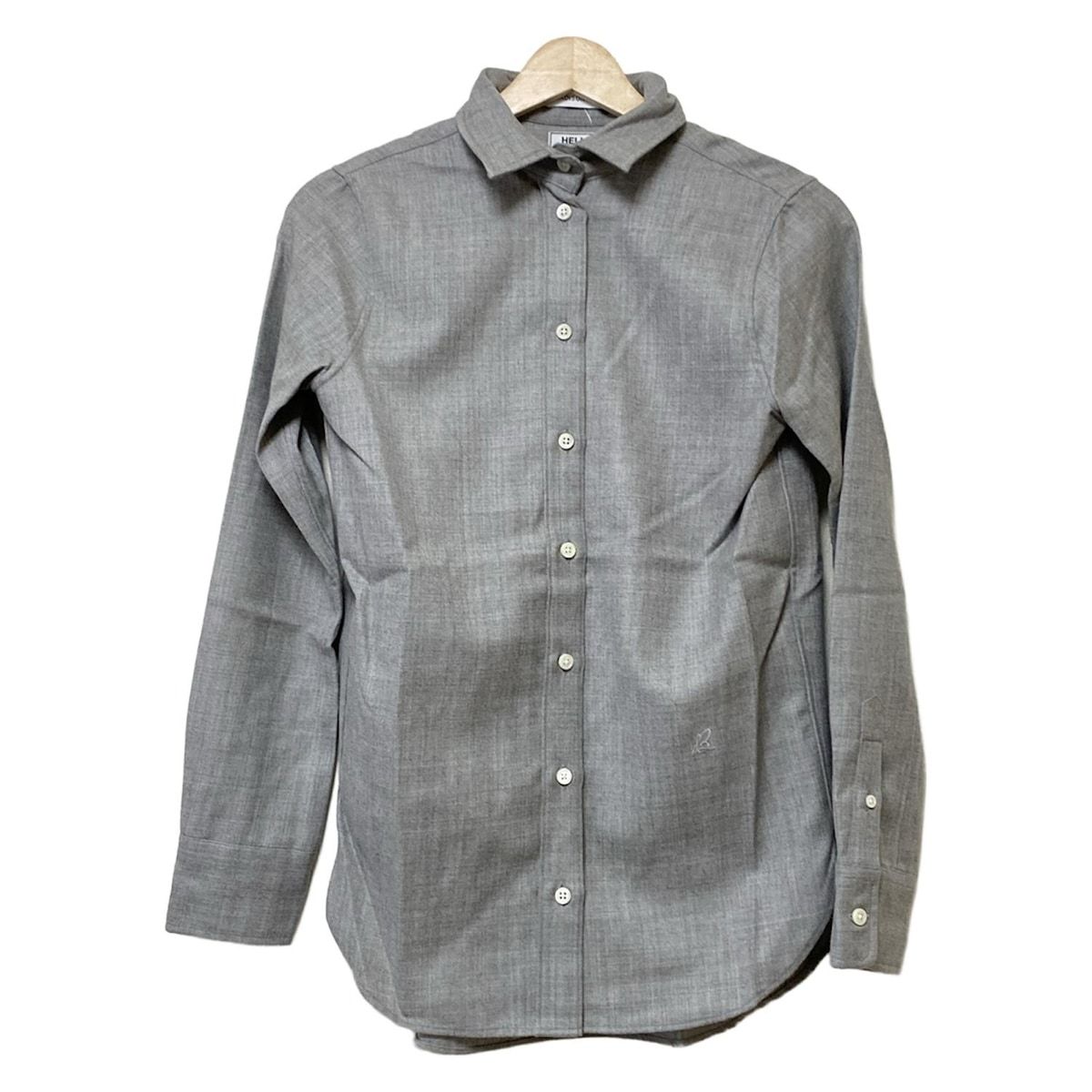 MADISONBLUE グレー 長袖シャツ 01 MADISON BLUE(マディソンブルー) 長袖シャツブラウス サイズ01(S