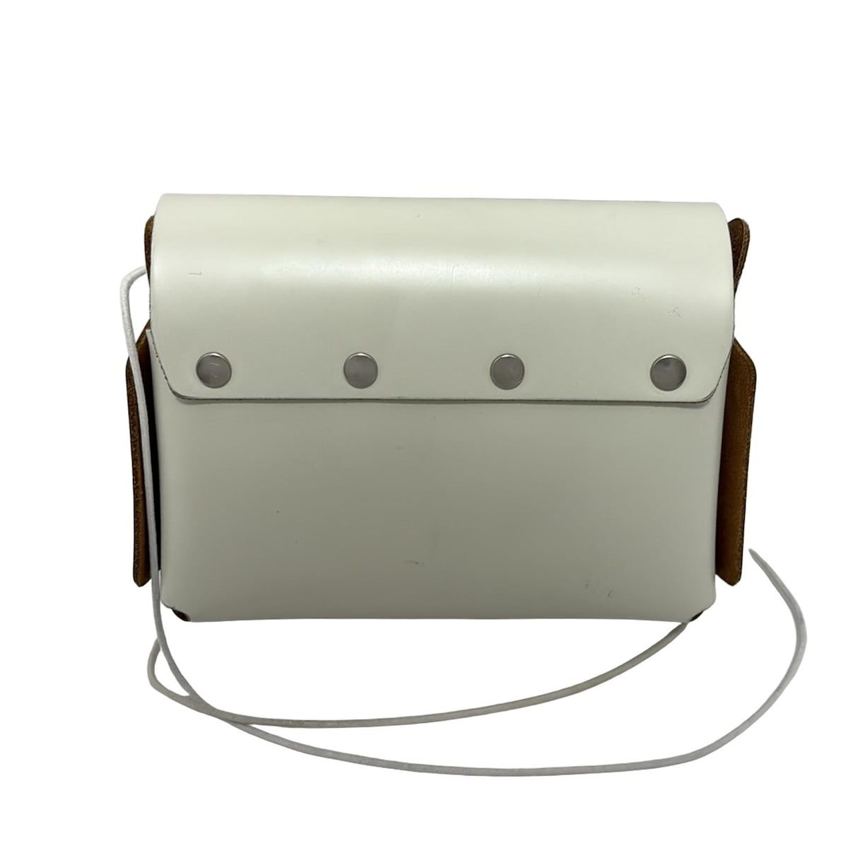 Hender Scheme(エンダースキーマ) ショルダーバッグ美品 - 白 レザー