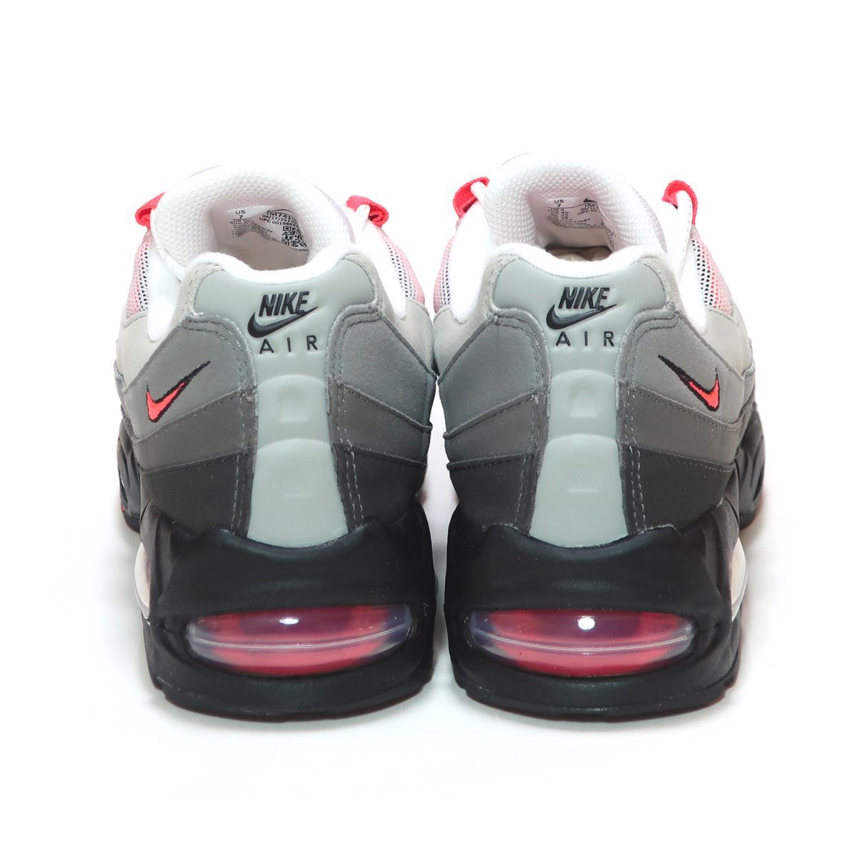 メンズサイズ☆NIKE AIR MAX 95 OG BIG BUBBLE BLACK/SOLAR RED-MEDIUM 