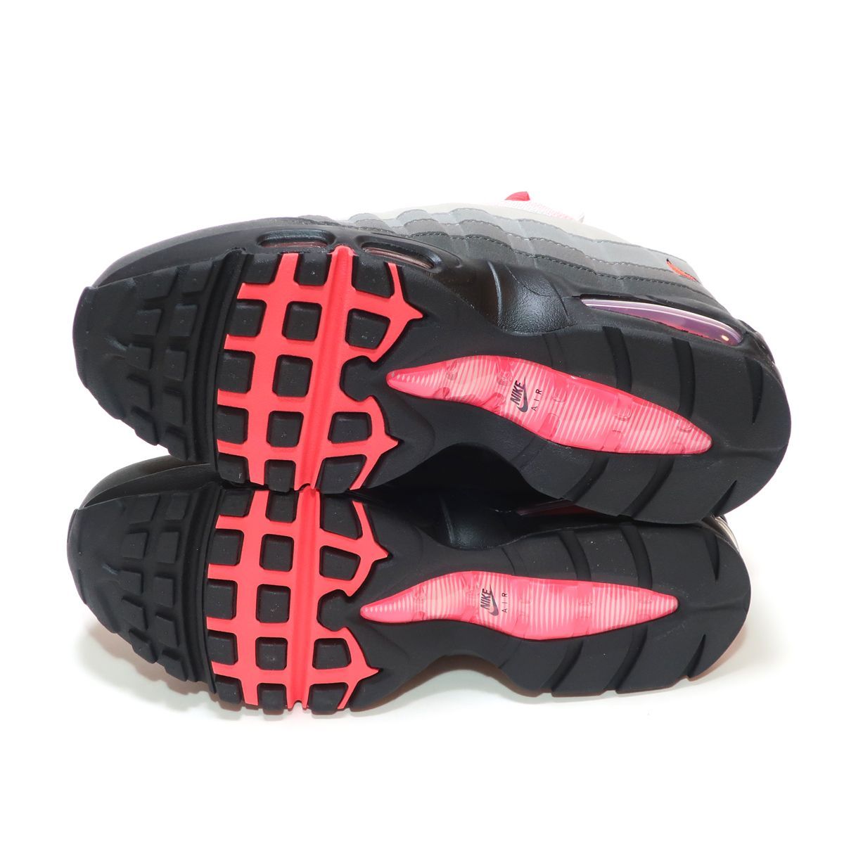メンズサイズ☆NIKE AIR MAX 95 OG BIG BUBBLE BLACK/SOLAR RED-MEDIUM 