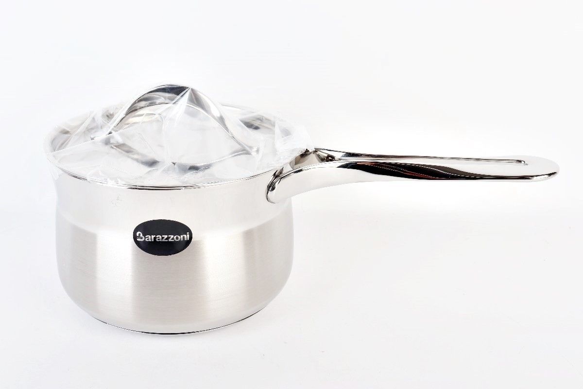 訳あり Barazzoni 蓋付 ソースパン 16cm MY LADY 510610016 両手鍋 食