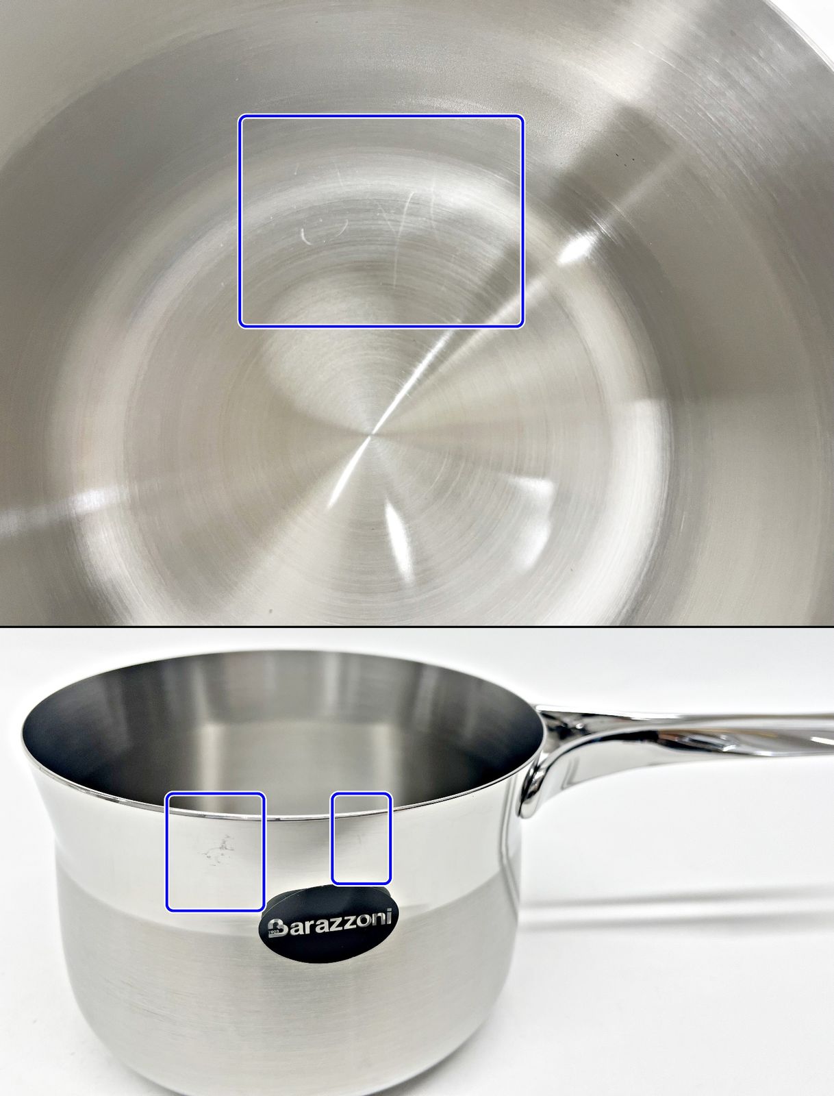 未使用 Barazzoni My Lady 蓋付き 両手鍋 24cm Amazon.co.jp