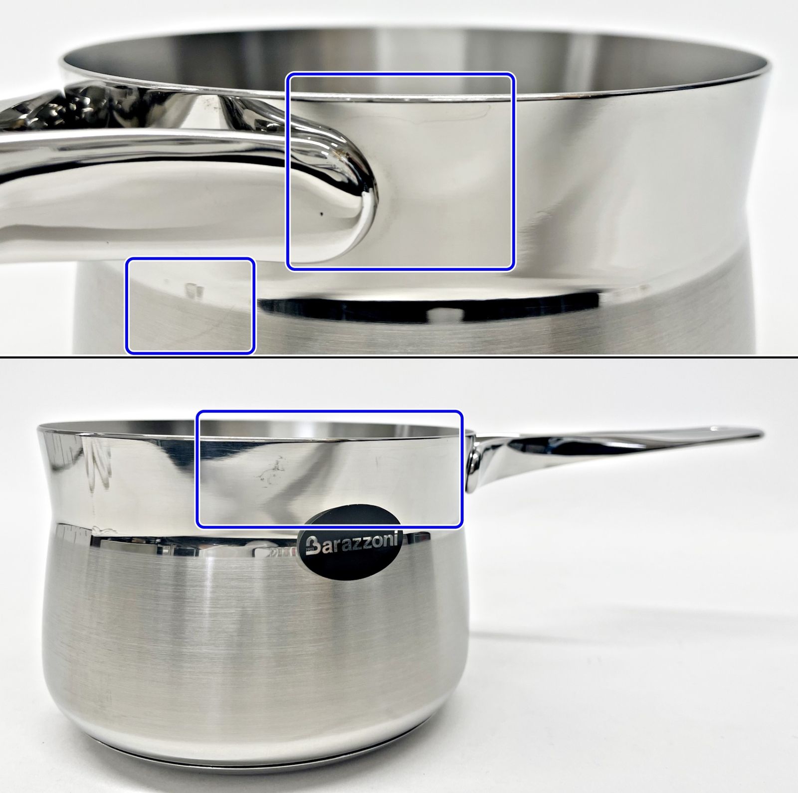 未使用 Barazzoni My Lady 蓋付き 両手鍋 24cm Amazon.co.jp