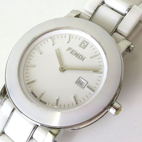 フェンディ FENDI 腕時計 オロロジ oroloji 6400G 白 ホワイト