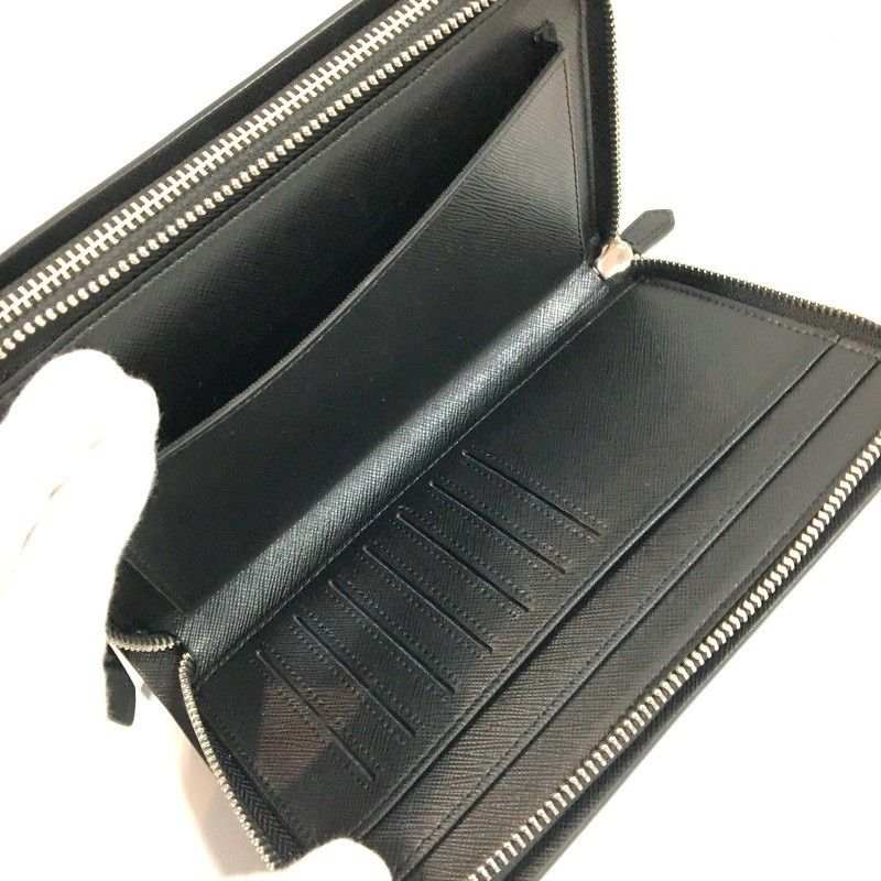 スナップオン スナップオンカーボン柄セカンドバッグ長財布ダブル
