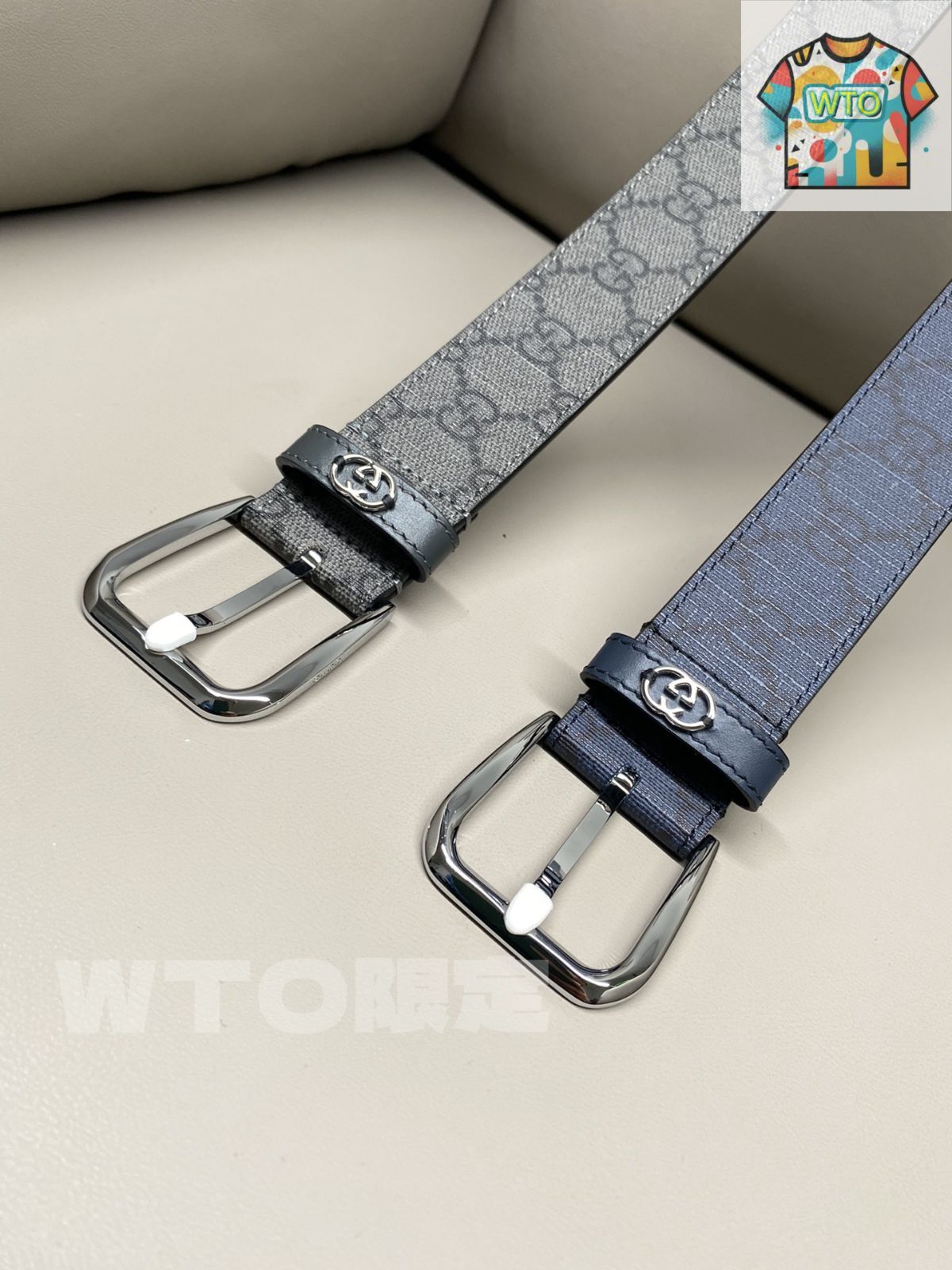 グッチ Gucci ベルト グレージュ Gucci☆ヴィンテージ ベルト(女性用) 105cm