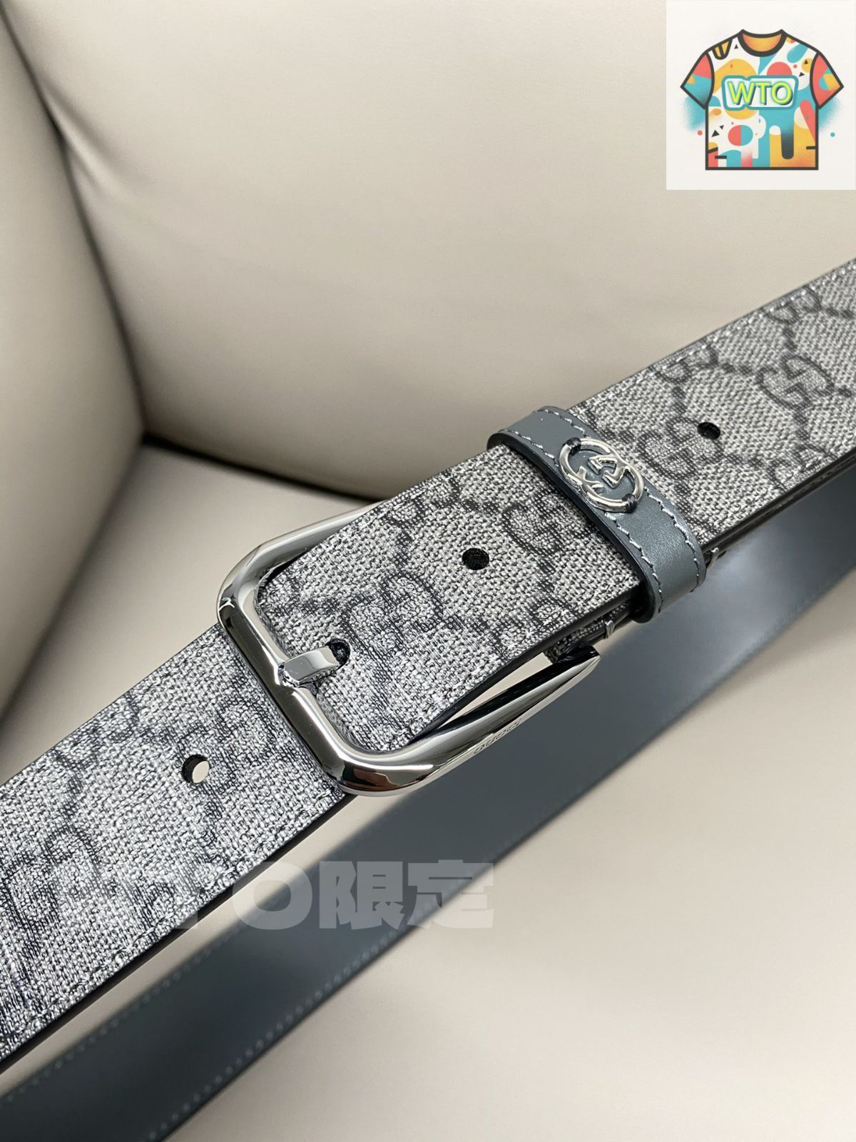 グッチ Gucci ベルト グレージュ GUCCI グッチ ベルト02 - メルカリ