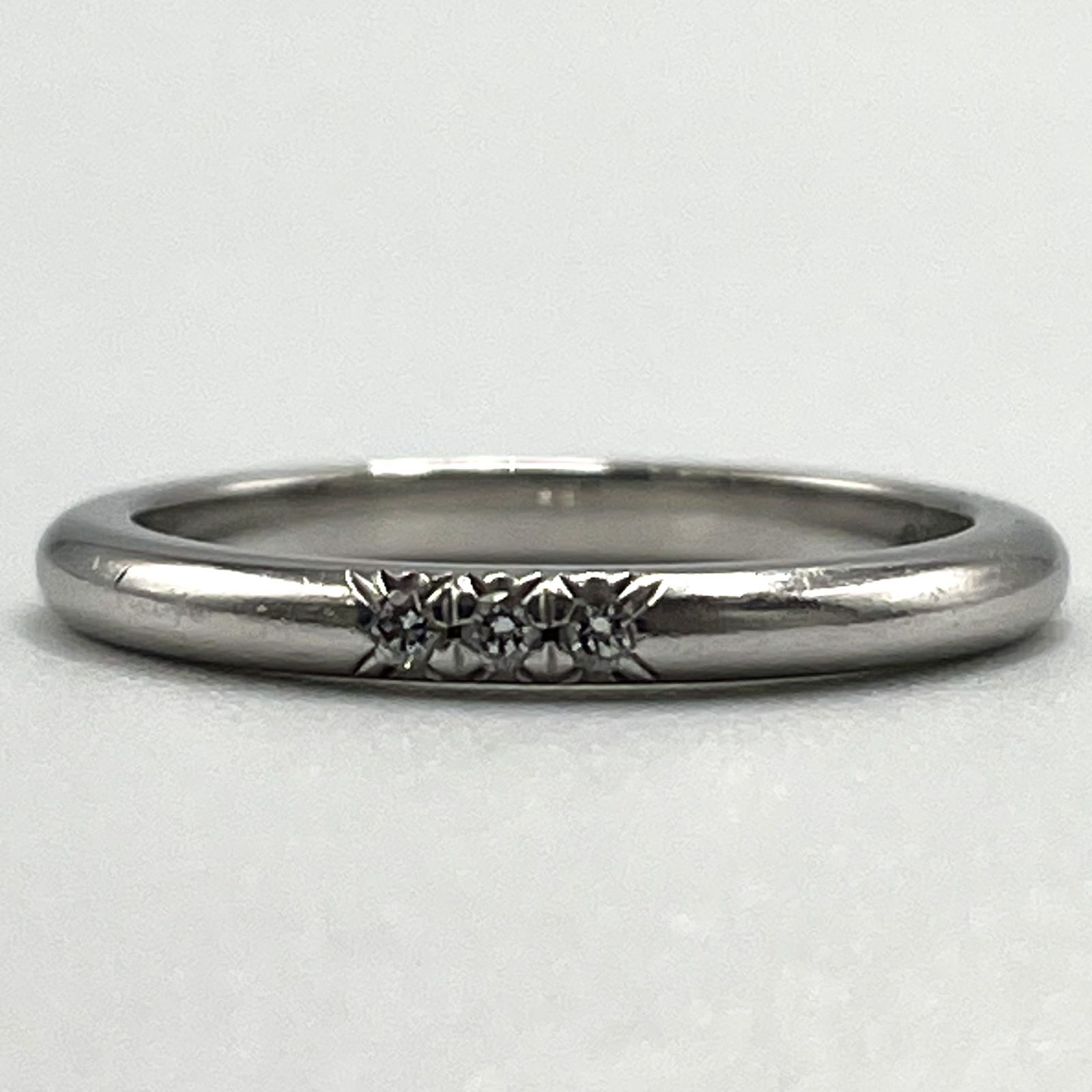 Tiffany 結婚指輪　フォーエバー　14号　PT950　クリーニング済 Tiffany 結婚指輪 フォーエバー 14号 PT950 クリーニング済