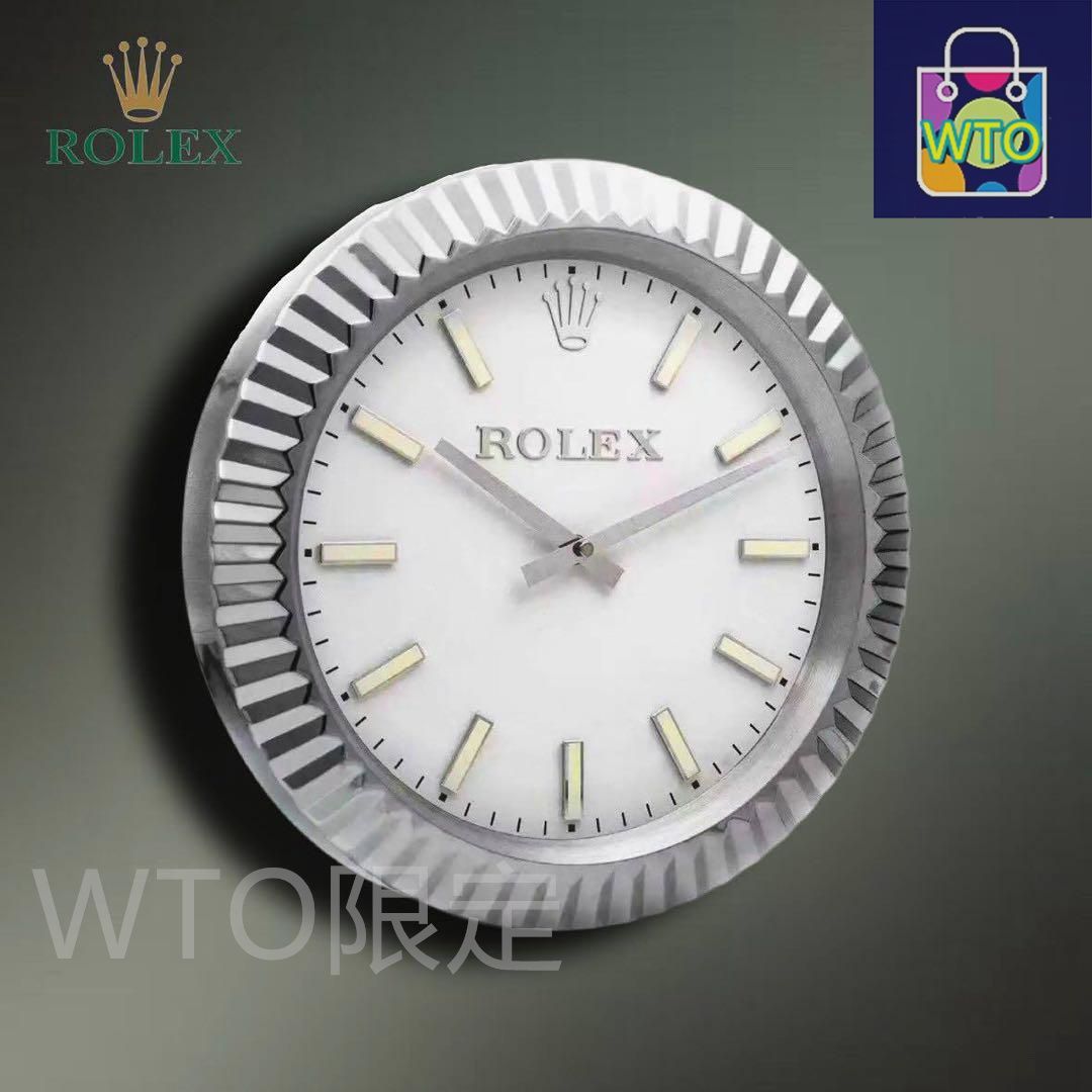 リプロダクト品　新品未使用 希少品 rolex掛け時計 青サブシルバー リプロダクト品ROLEX希少品ロレックス青サブシルバー掛け時計