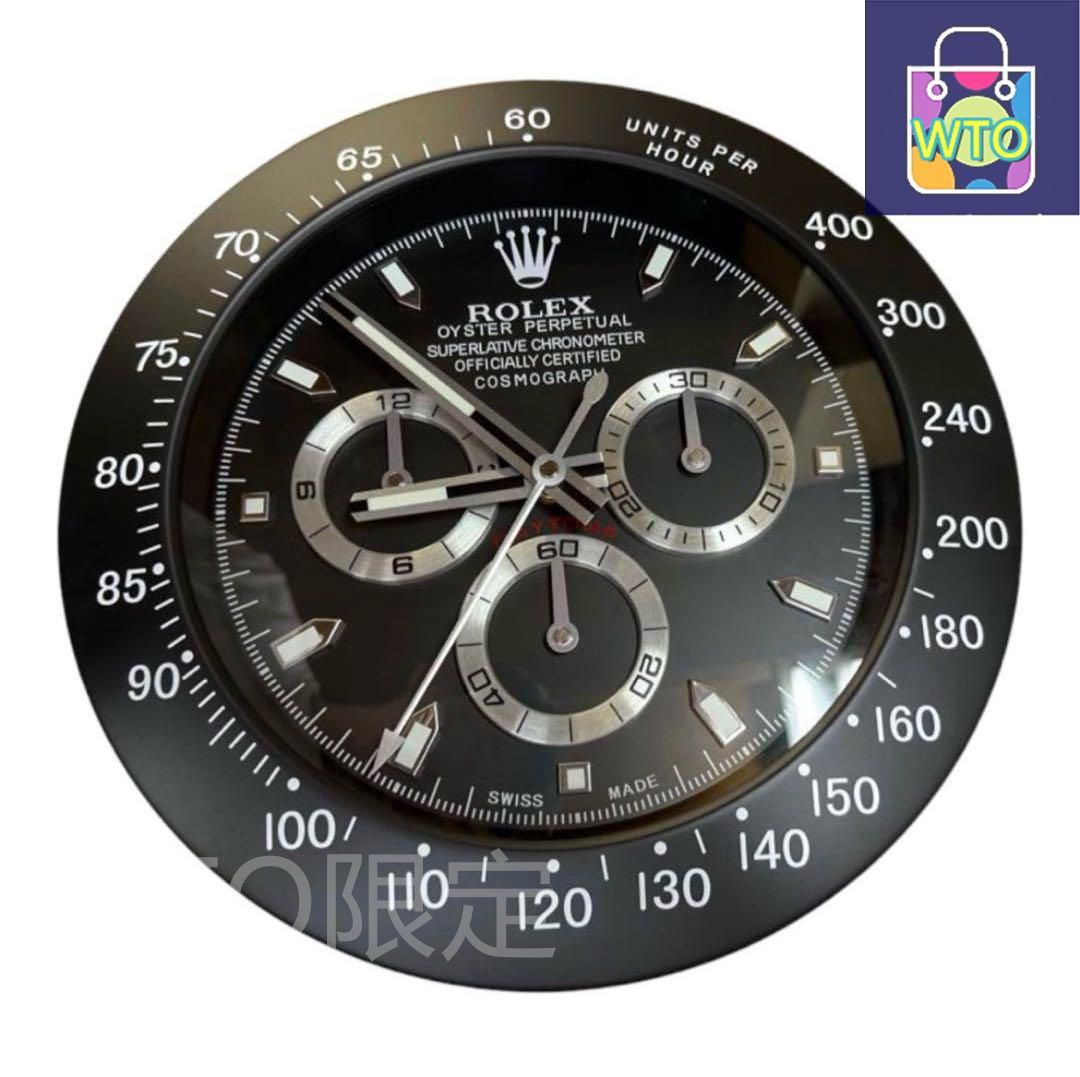 ROLEX 掛け時計　デイトナ型タイプの大型壁掛け時計。 Amazon.co.jp: Trend Tick ロレックスをテーマにしたハンドメイド