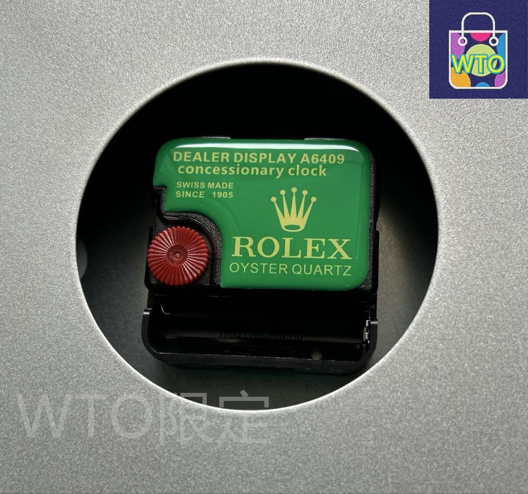 海外販促用ROLEX 掛け時計 ヨットマスター  シルバー/ブルーベゼル-WTO