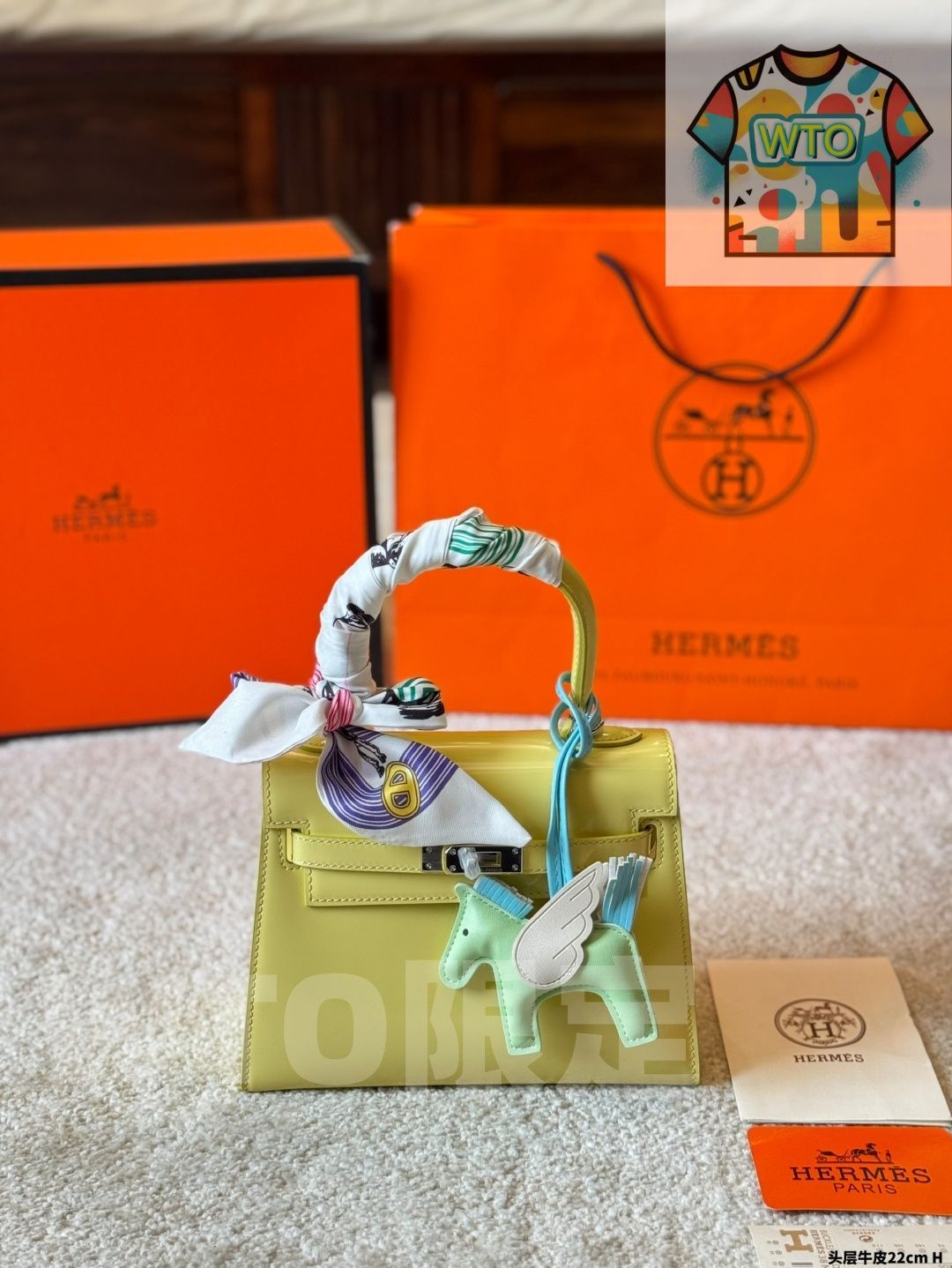 HERMES ケリー バッグ　ケリームー Hermès Pre-Owned 2023 ケリー 25 セリエ 2wayバッグ | グリーン