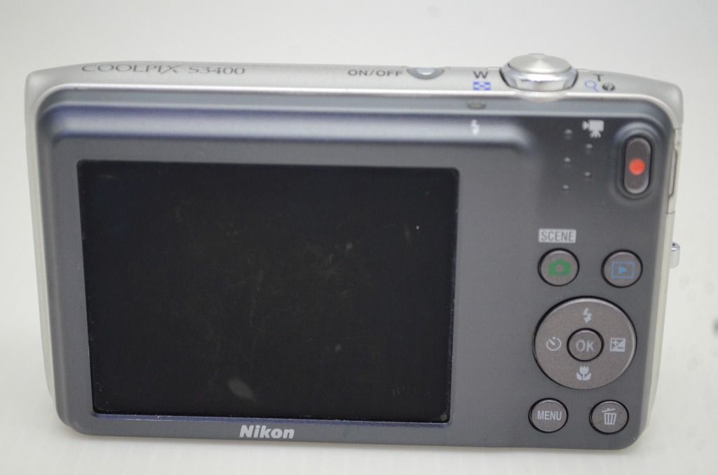 良品 Nikon ニコン COOLPIX S3400 コンパクトデジタルカメラ シルバー