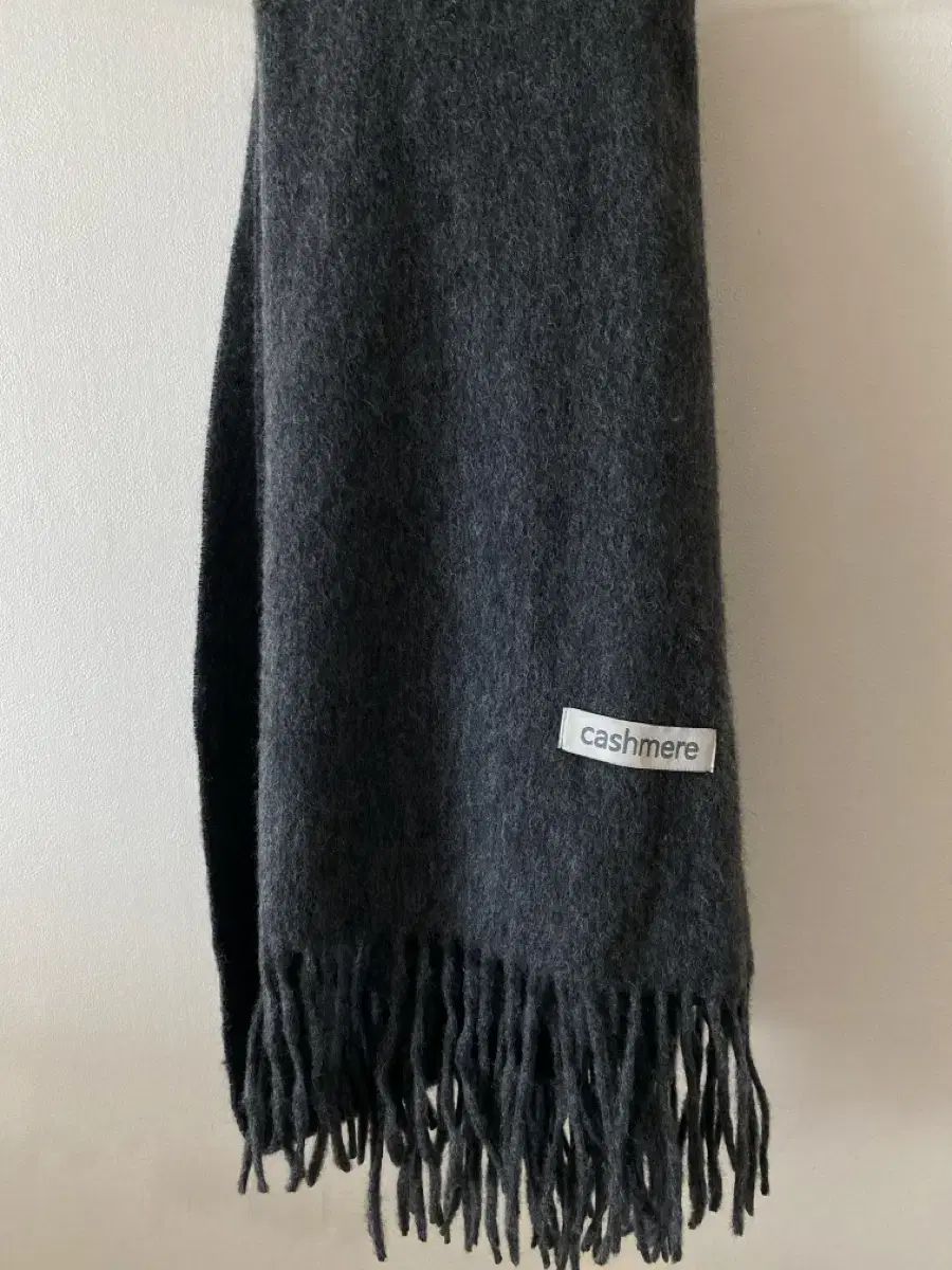 カシミア マフラー チャコール色 色: チャコールグレー】[TIMISYO
