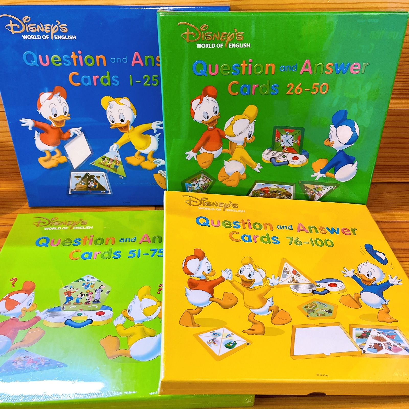 全て新品未開封 Q&Aカード Question and Answer Cards DWE ディズニー