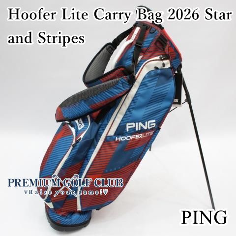 未使用級 パーリーゲイツ カートバッグ ボーダー ニコちゃん PG