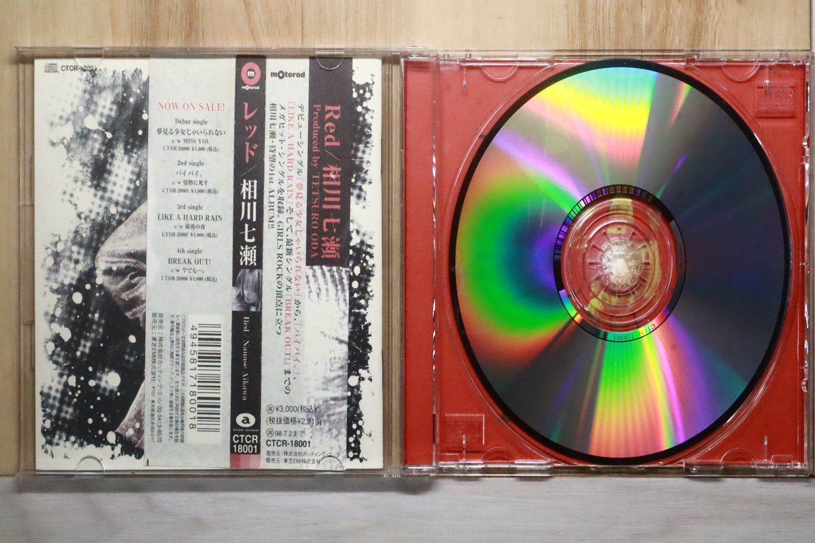 国内盤CD☆相川七瀬/Nanase Aikawa□ Red 【CTCR18001/4945817180018