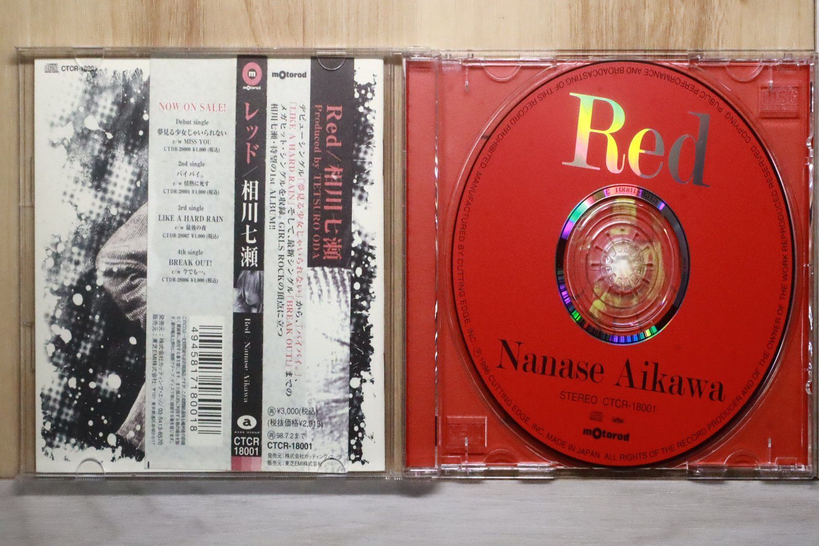国内盤CD☆相川七瀬/Nanase Aikawa□ Red 【CTCR18001/4945817180018