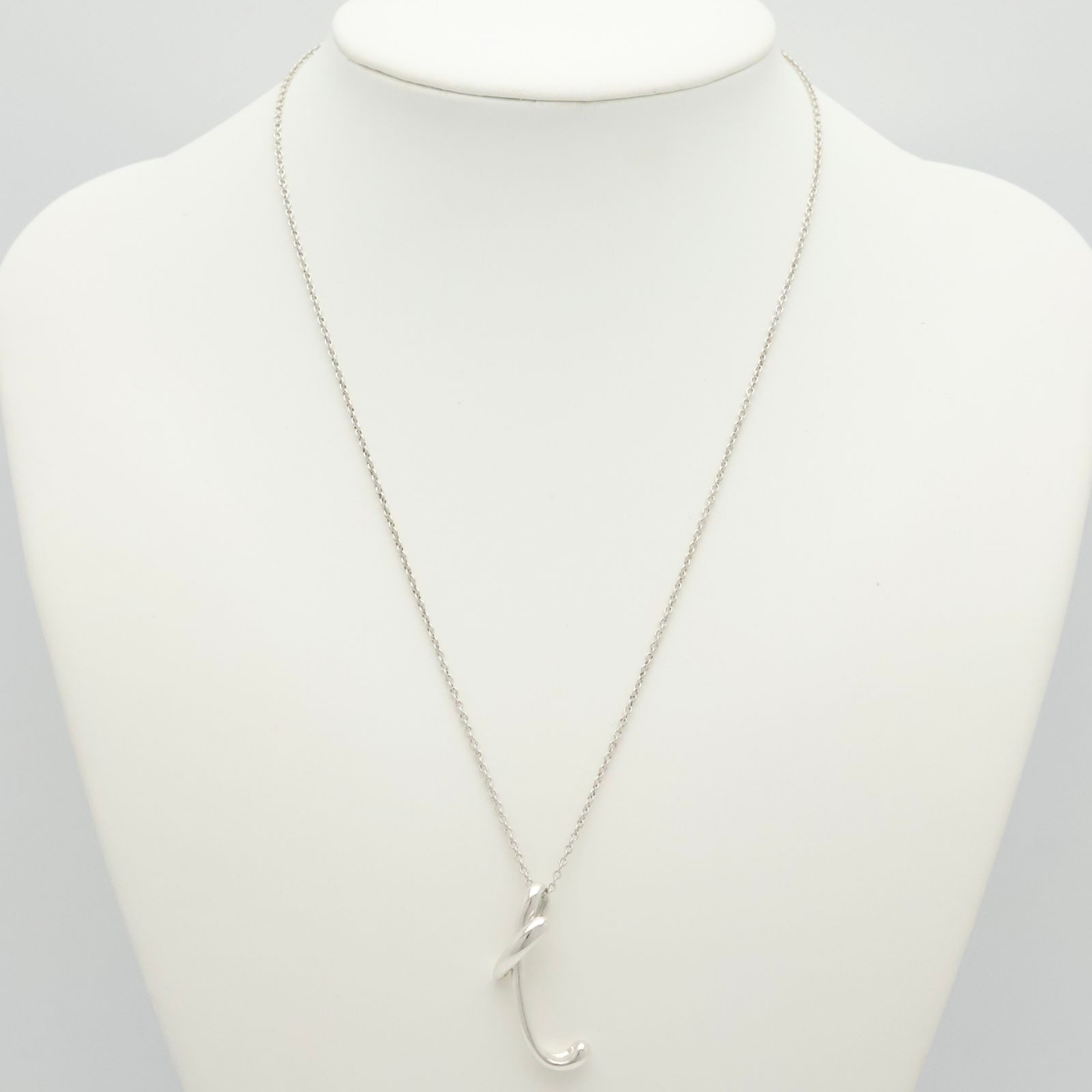 美品】ティファニー TIFFANY&Co. レター イニシャル T エルサ