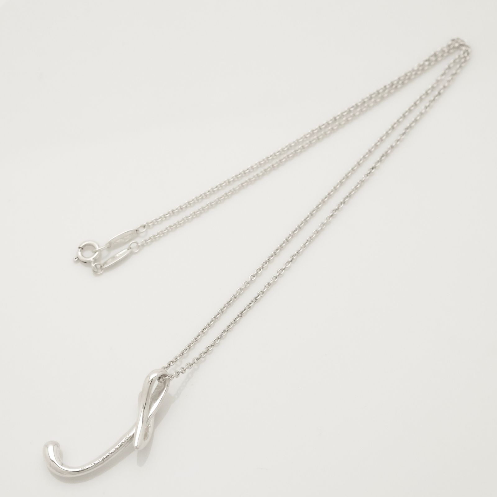 【美品】ティファニー ペレッティ レター イニシャル Nモチーフ ネックレス レター ペレッティ ネックレス イニシャル Nモチーフ 【美品】ティファニー