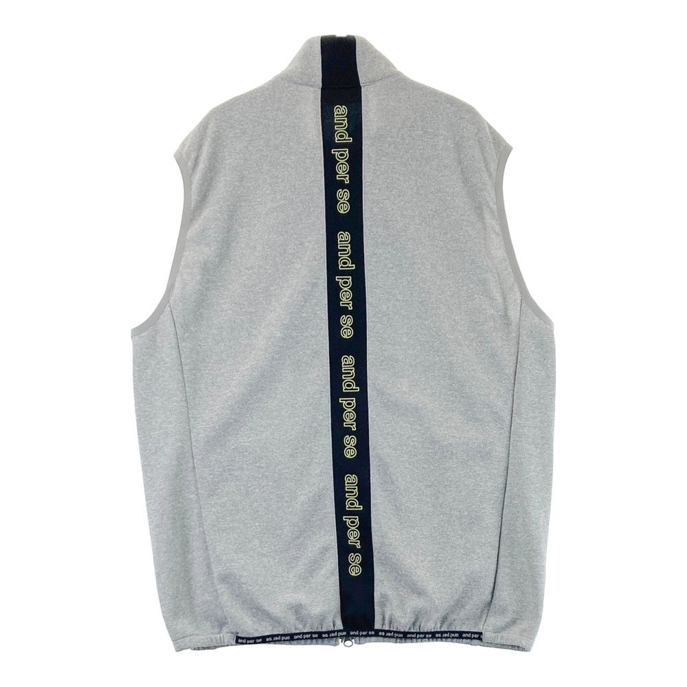 【新品Lサイズ】and per se 2023年モデル ビッグロゴ　中綿ベスト 新品Lサイズ】and per se 2023年モデル ビッグロゴ 中綿ベスト 新品L