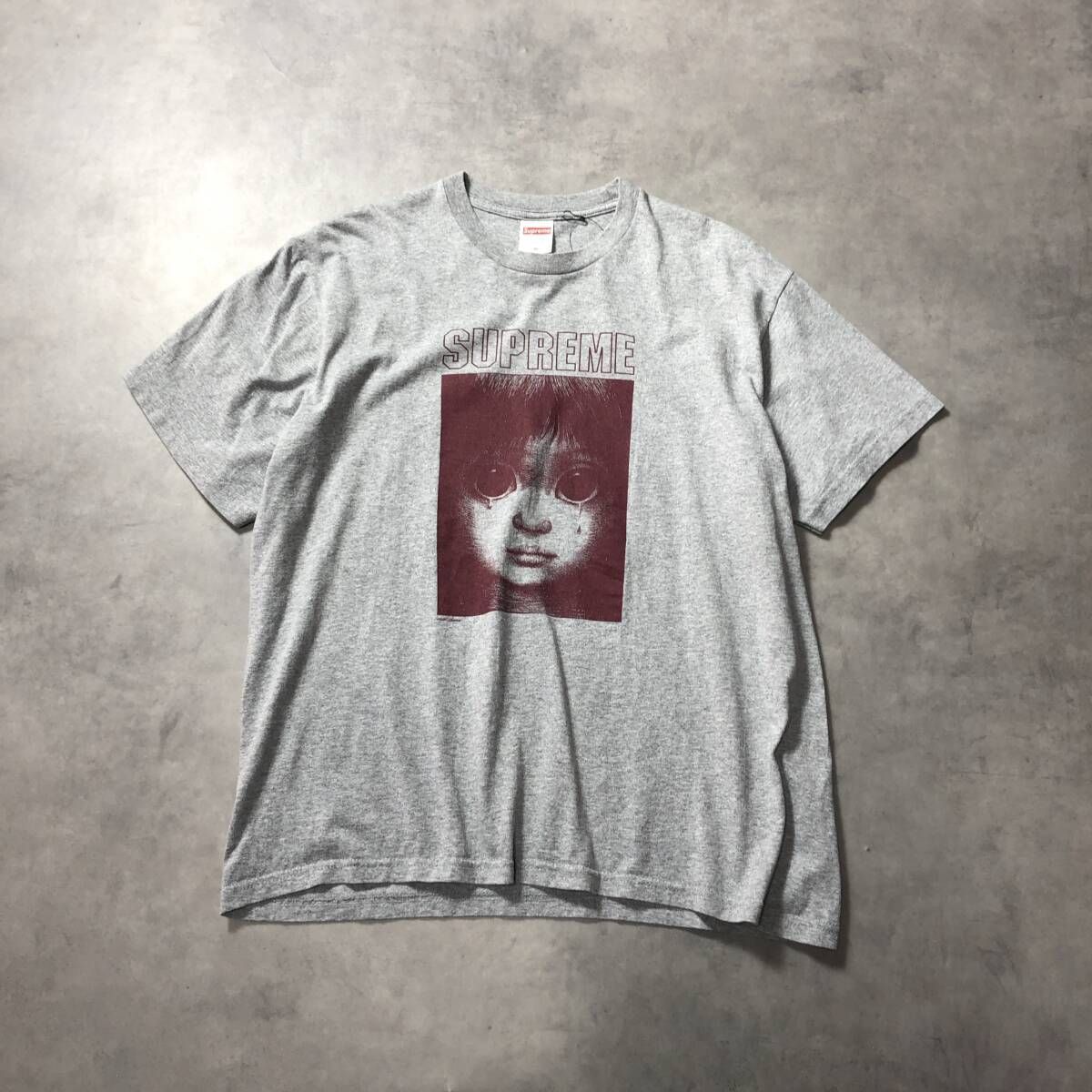 GQ4107◇Supreme : Margaret Keane Teardrop Tee◇M◇グレー系 