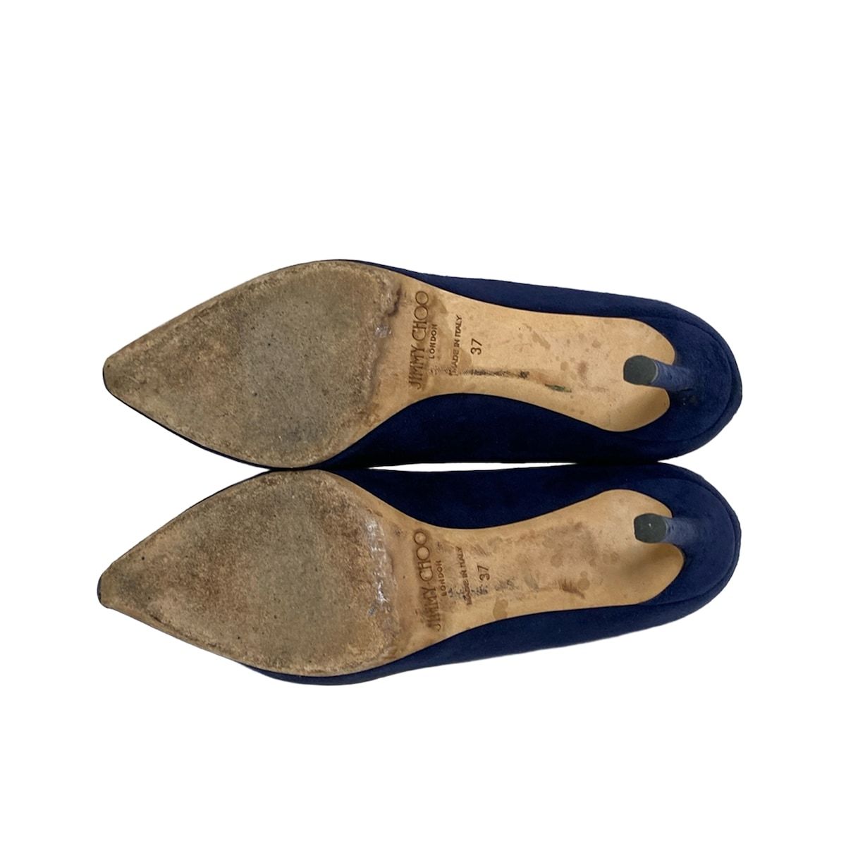 JIMMY CHOO(ジミーチュウ) パンプス 37 レディース - ネイビー - メルカリ