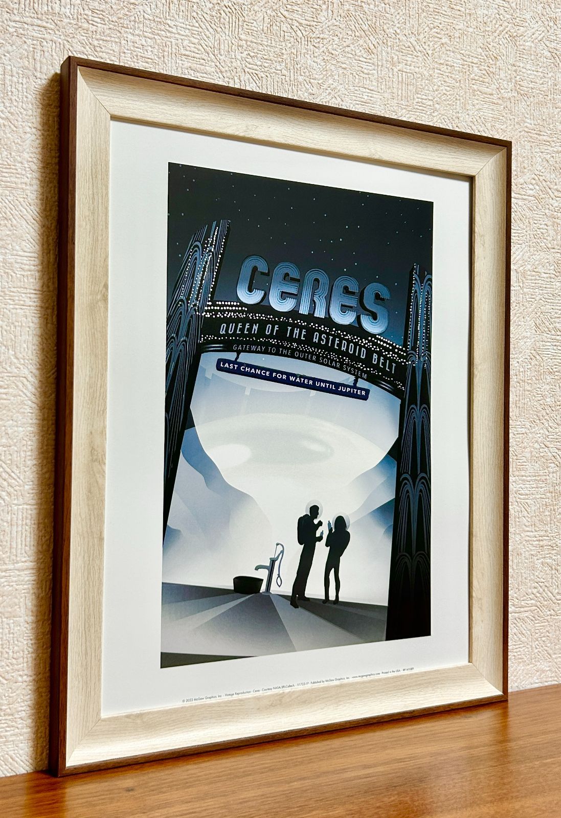 新品☆額縁付アートポスター☆Vintage Reproduction（ヴィンテージ・リ