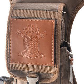 新品未開封】進撃の巨人 立体機動ポーチ レッグポーチ（「調査兵団