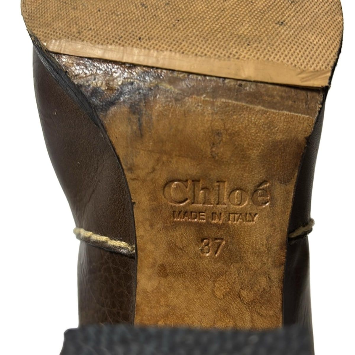 Chloe(クロエ) ロングブーツ 37 レディース ダークブラウン ニーハイ