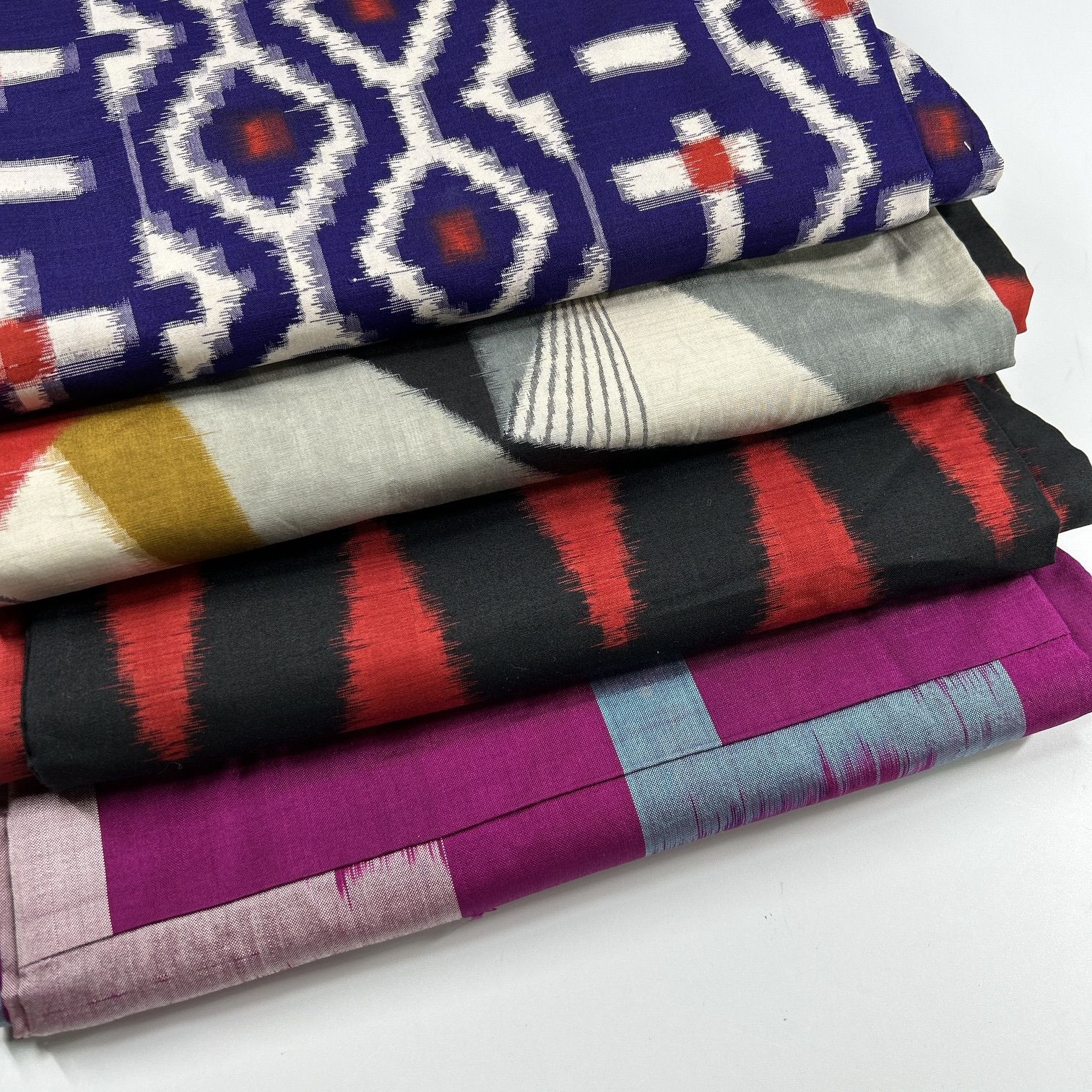 銘仙着物 4枚 正絹 着物まとめ売り 同梱購入歓迎 リメイク用 着付け