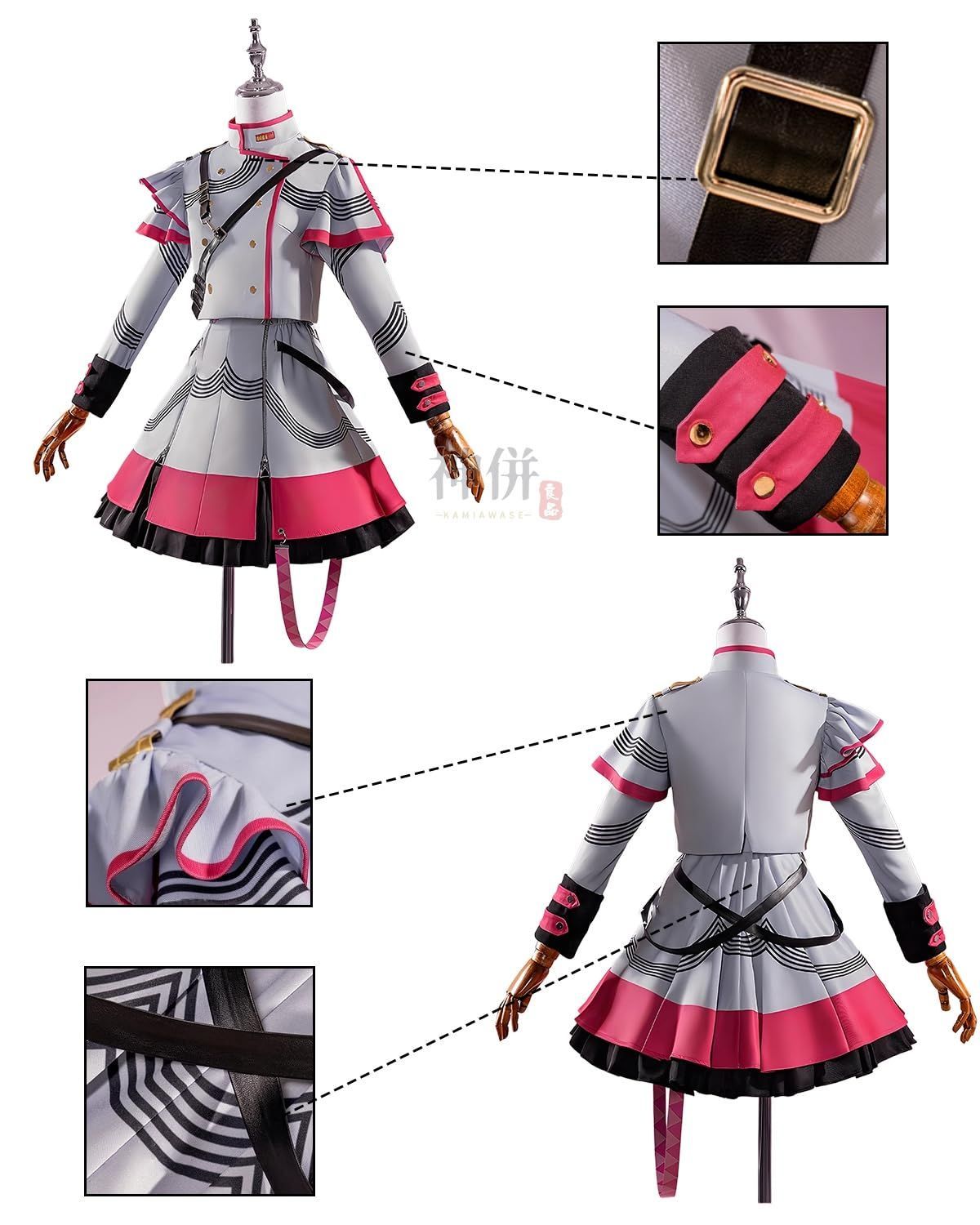 神併良品] 重音テト コスプレ ウィッグ付き Lサイズ 嘘の歌姬 メズマ