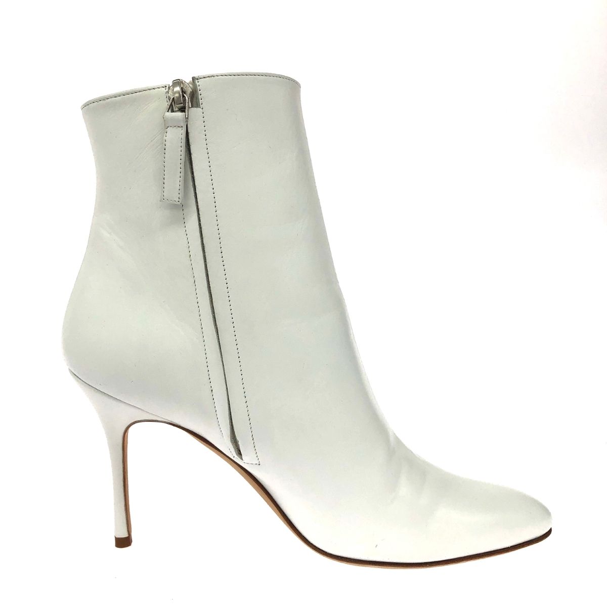 MANOLO BLAHNIK マノロブラニク ヒールショートブーツ 表記サイズ:38