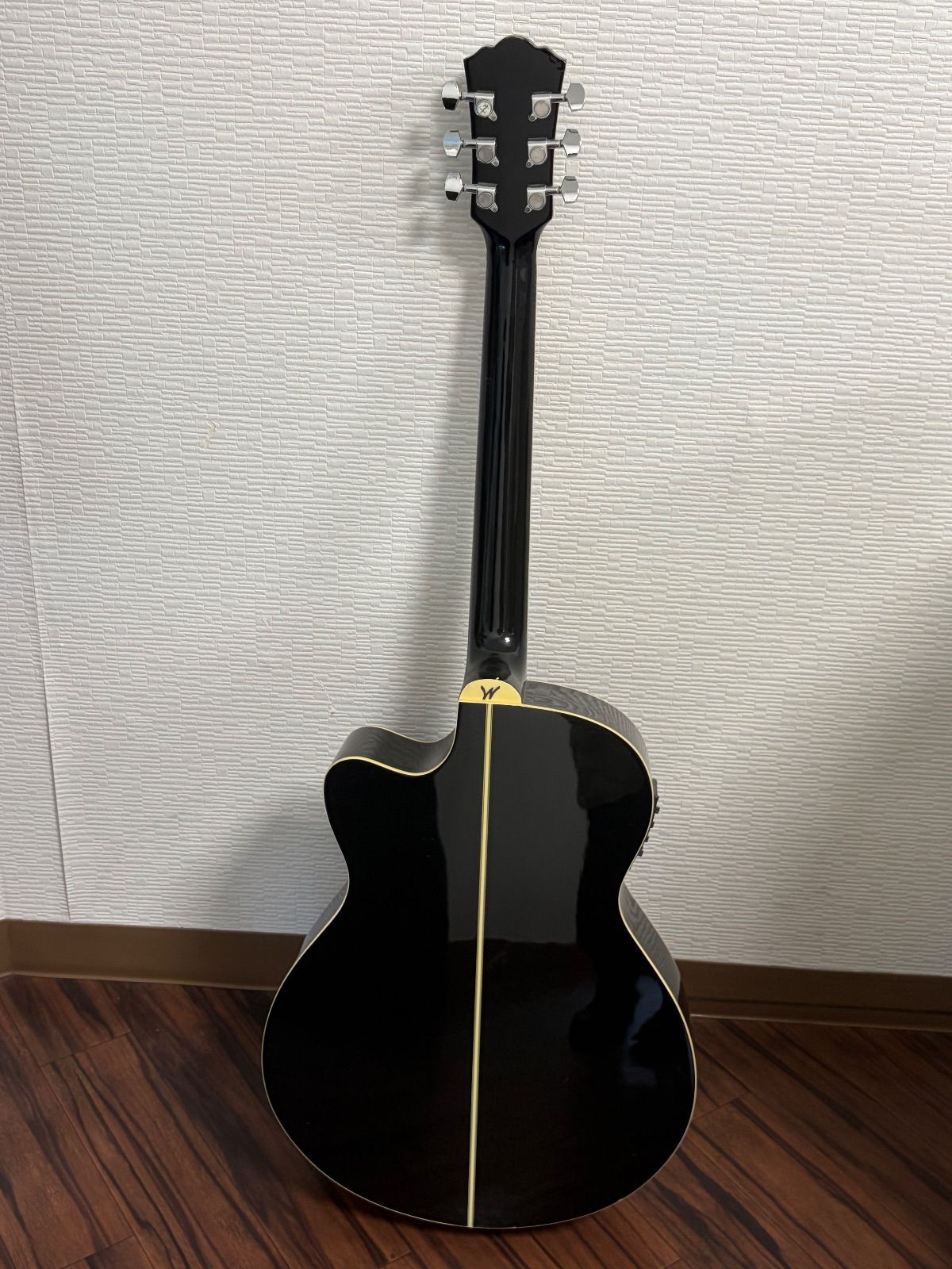 Washburn ワッシュバーン エレアコ コレクション EA12-B 黒 ソフト