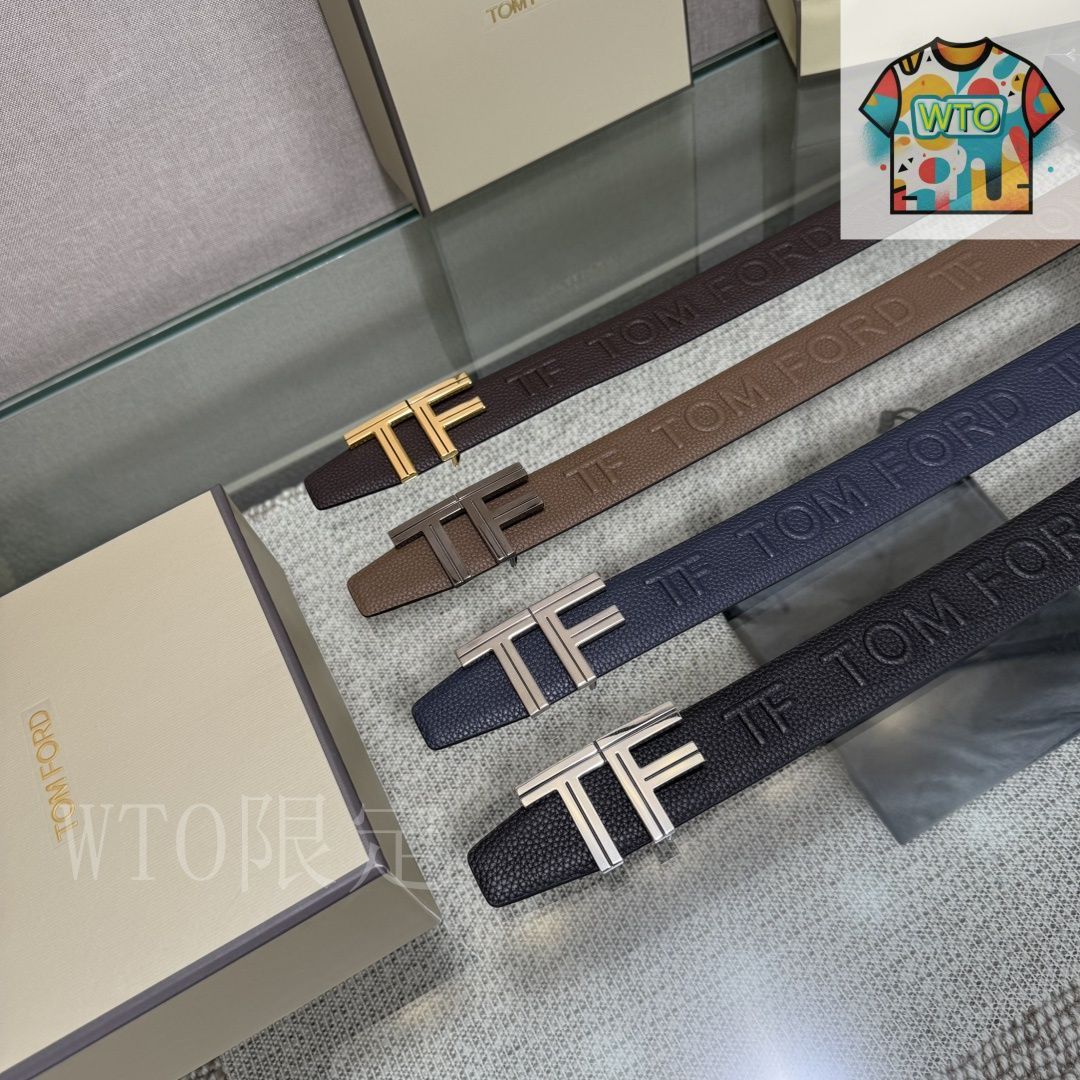 今日特価】Tom Ford ダブルフェイス レザーベルト - メルカリ