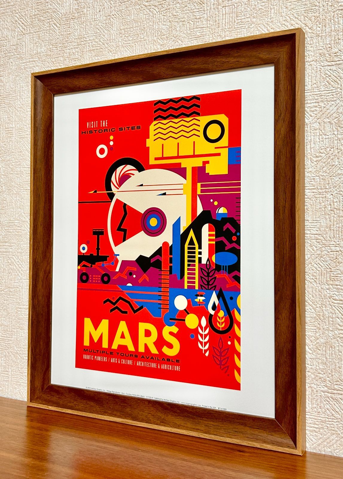 新品☆額縁付アートポスター☆Vintage Reproduction（ヴィンテージ・リ