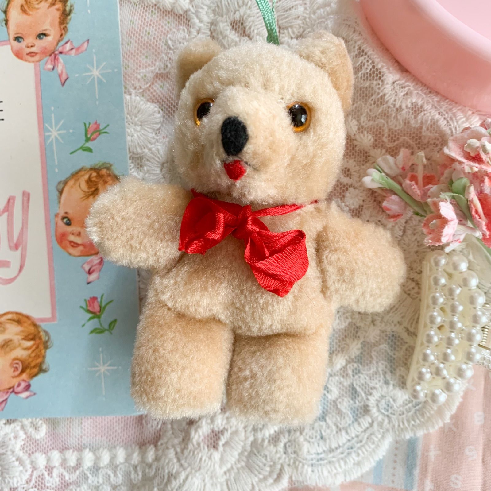 ヴィンテージ ミニチュア テディベア レトロ くま ぬいぐるみ